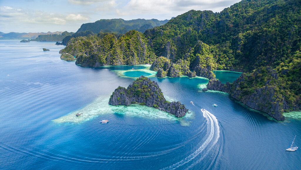 How deep is the Twin Lagoon in the Philippines,Twin Lagoon - World Pinoy Flights Blog