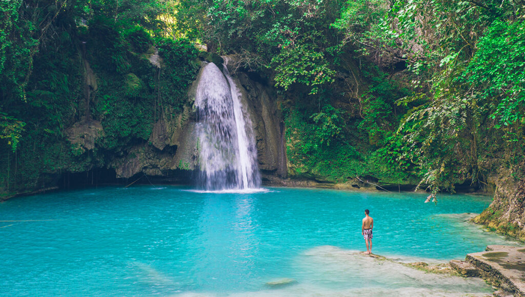 Kawasan Falls canyoneering,Things to do in Cebu City - World Pinoy Flights Blog