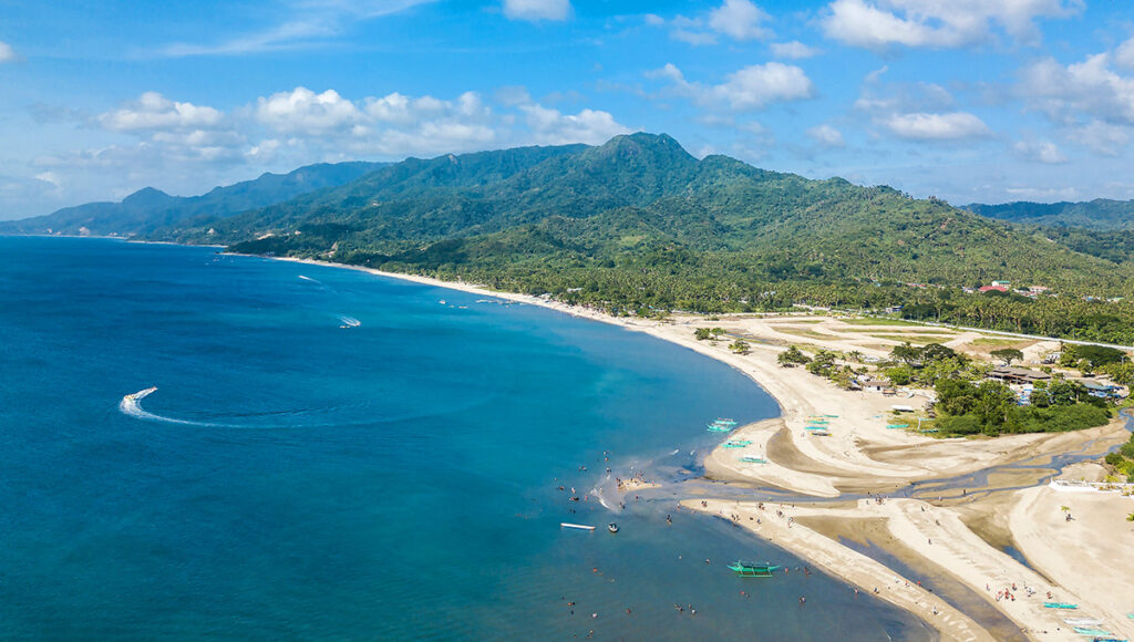 Laiya Beach San Juan known as the best beach in Batangas for white sand and resorts