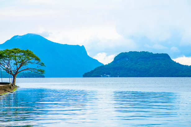 Best beach in Batangas with coastal views and mountains in the Philippines