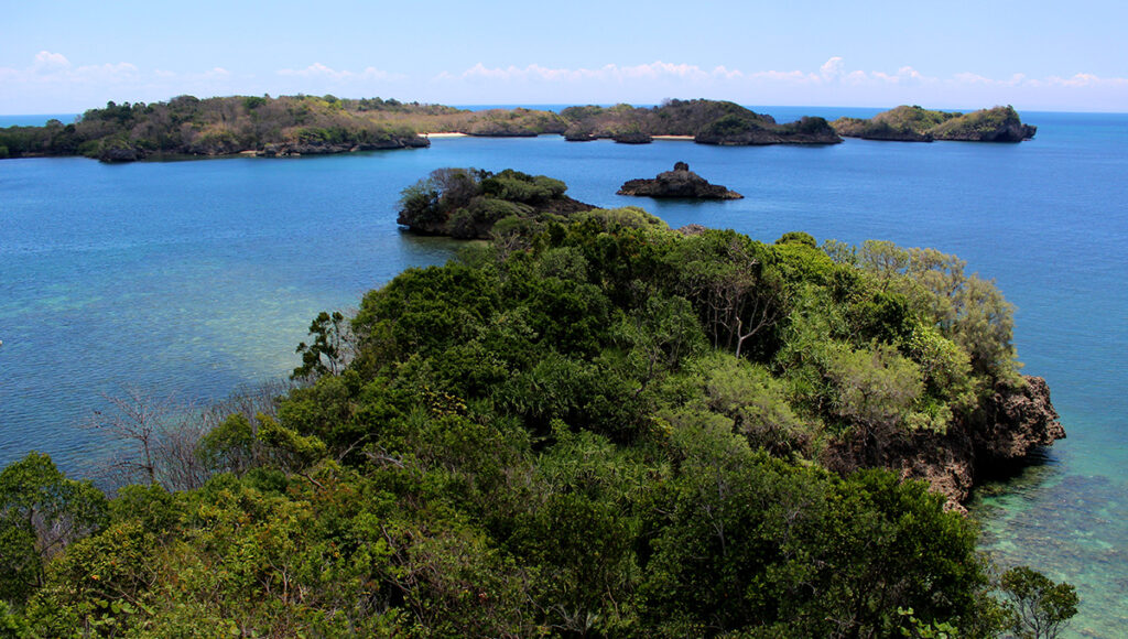 Taklong Island National Marine Reserve in Guimaras, showcasing pristine waters and eco tourism things to do in Guimaras for nature enthusiasts.