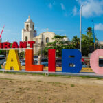 A colourful Kalibo name entrance display, inviting visitors to explore the best things to do in Kalibo